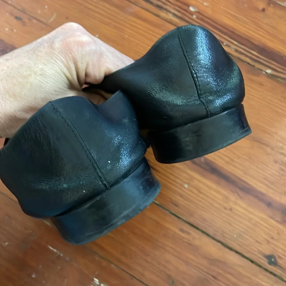 Everlane Modern Babo Mules Size 7 black leather pointed toe CS - Picture 3 of 5